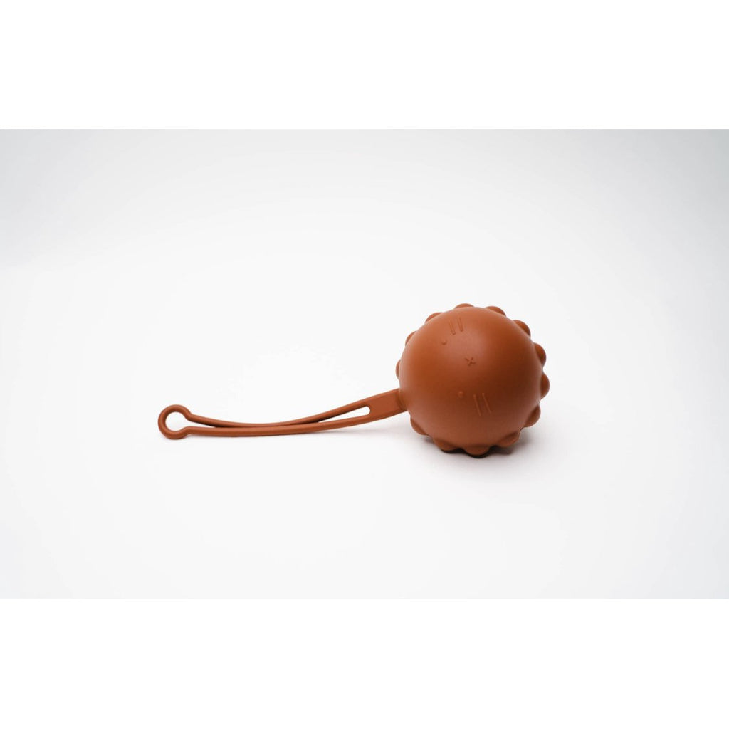 Silicone Pacifier Pouch - Rust